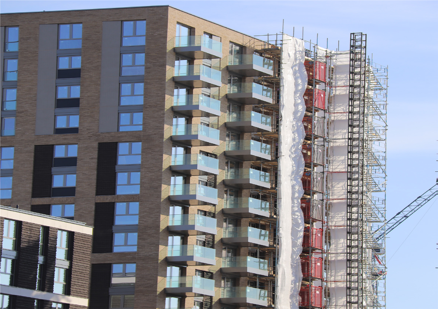 The Podium apartments benefit from private Sapphire balconies